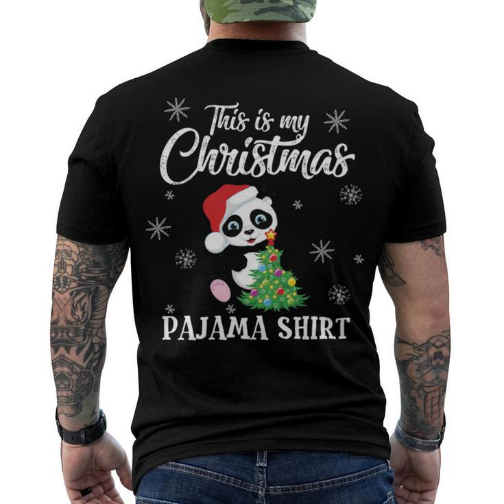 This Is My Christmas Pajama 880 Shirt Men's Crewneck Short Sleeve Back Print T-shirt