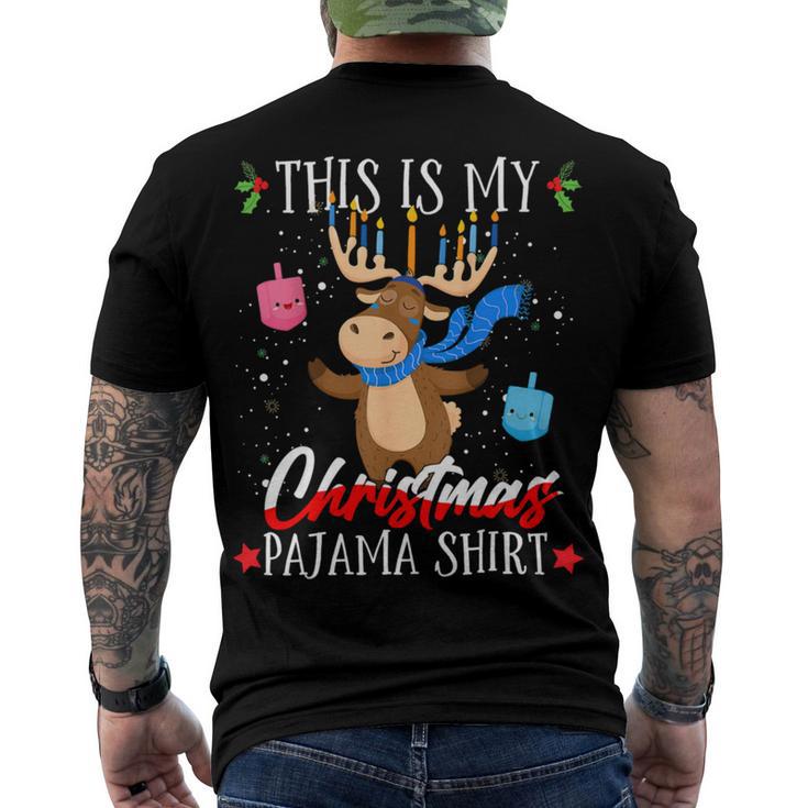 This Is My Christmas Pajama Jewish 545 Shirt Men's Crewneck Short Sleeve Back Print T-shirt