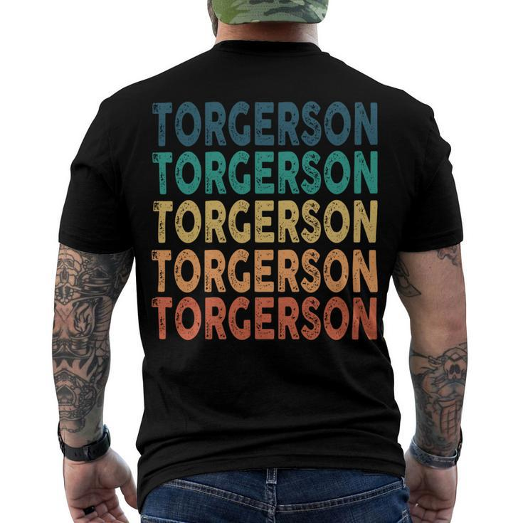 Torgerson Name Shirt Torgerson Family Name V2 Men's Crewneck Short Sleeve Back Print T-shirt