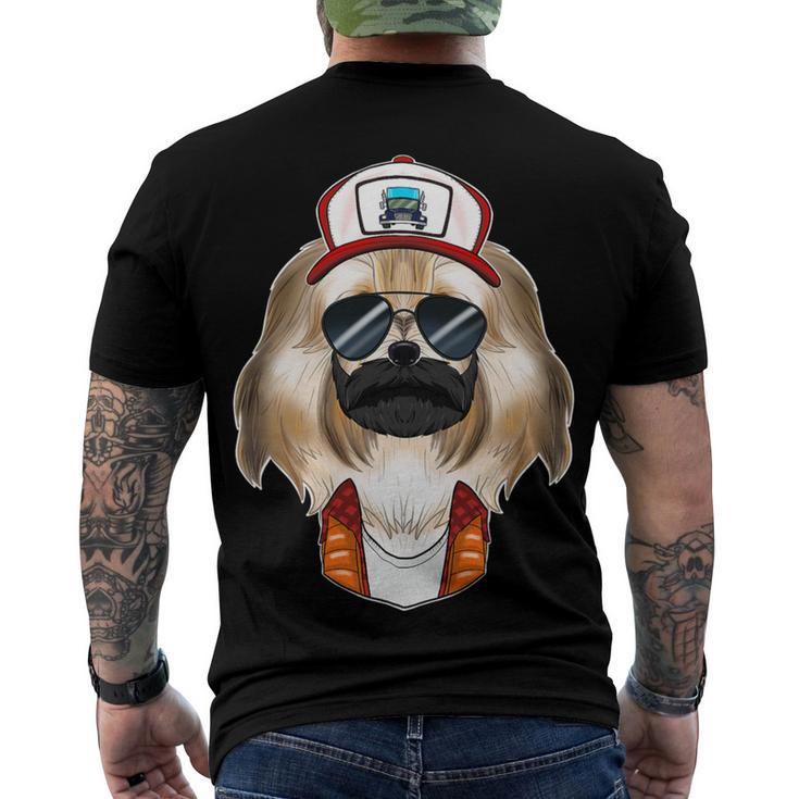 Trucker Dog I Truck Driver Havanese V2 Men's Crewneck Short Sleeve Back Print T-shirt