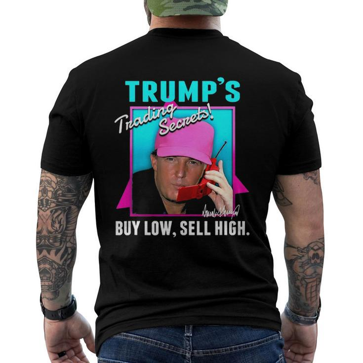 Trump’S Trading Secrets Buy Low Sell High Trump Men's Back Print T-shirt