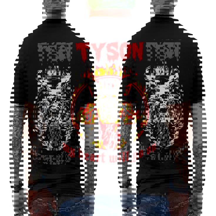 Tyson Name Tyson Name Halloween Men's T-Shirt Back Print