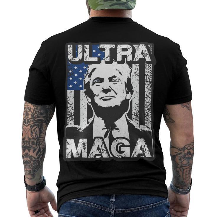 Ultra Maga And Proud Of It V26 Men's Crewneck Short Sleeve Back Print T-shirt