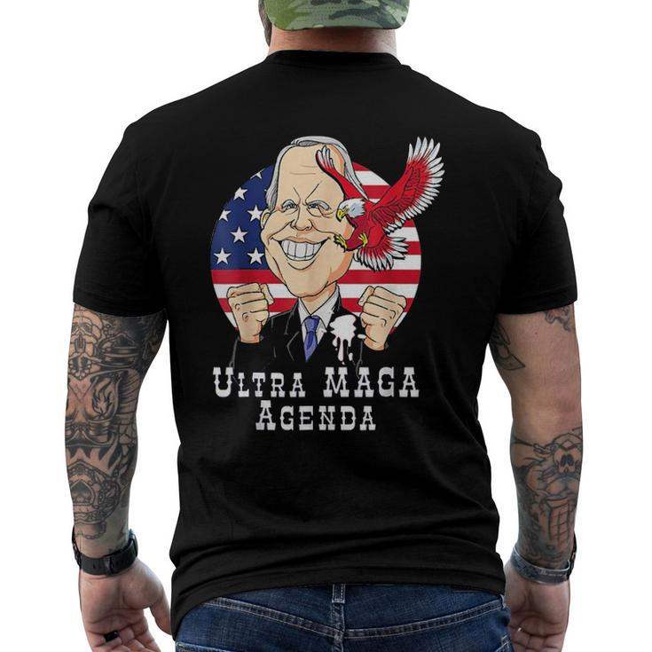 Ultra Maga And Proud Of It We The People Republican Funny Men's Crewneck Short Sleeve Back Print T-shirt
