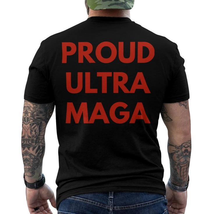 Ultra Maga Gift Men's Crewneck Short Sleeve Back Print T-shirt