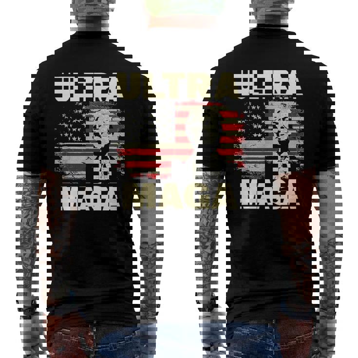 Ultra Maga Proud Ultra-Maga Usa Flag Men's Back Print T-shirt