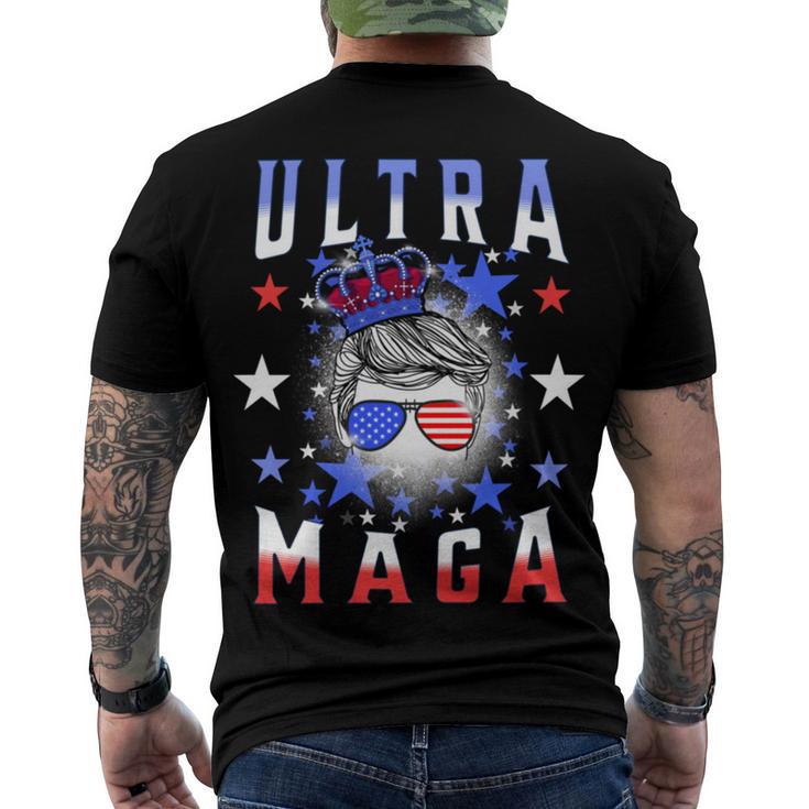 Ultra Maga  The Return Of The Great Maga King   V2 Men's Crewneck Short Sleeve Back Print T-shirt