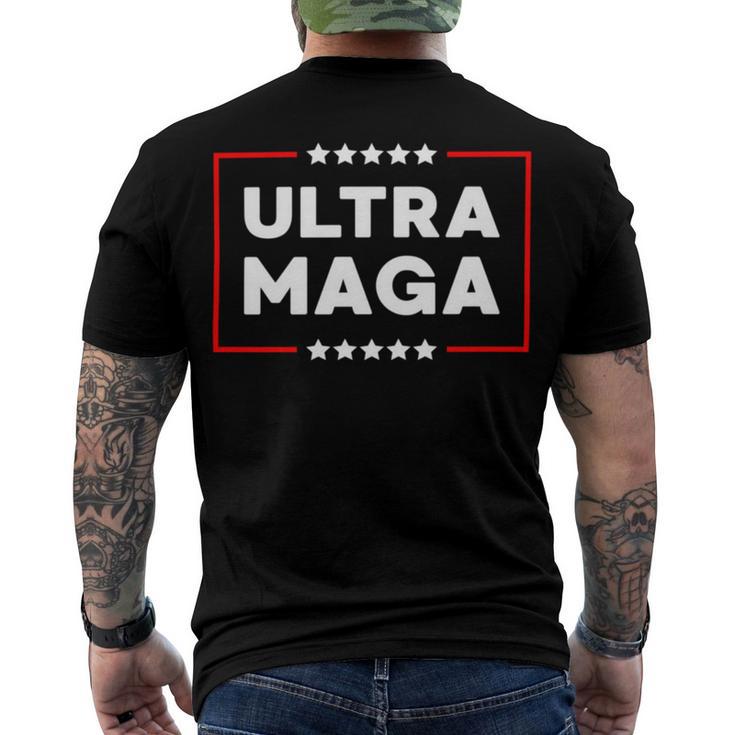 Ultra Maga Trump  V3 Men's Crewneck Short Sleeve Back Print T-shirt