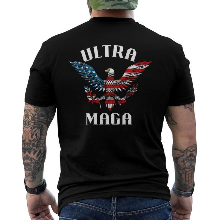 Ultra Mega No Baby Formula Biden Usa Flag Eagle On Back Men's Back Print T-shirt