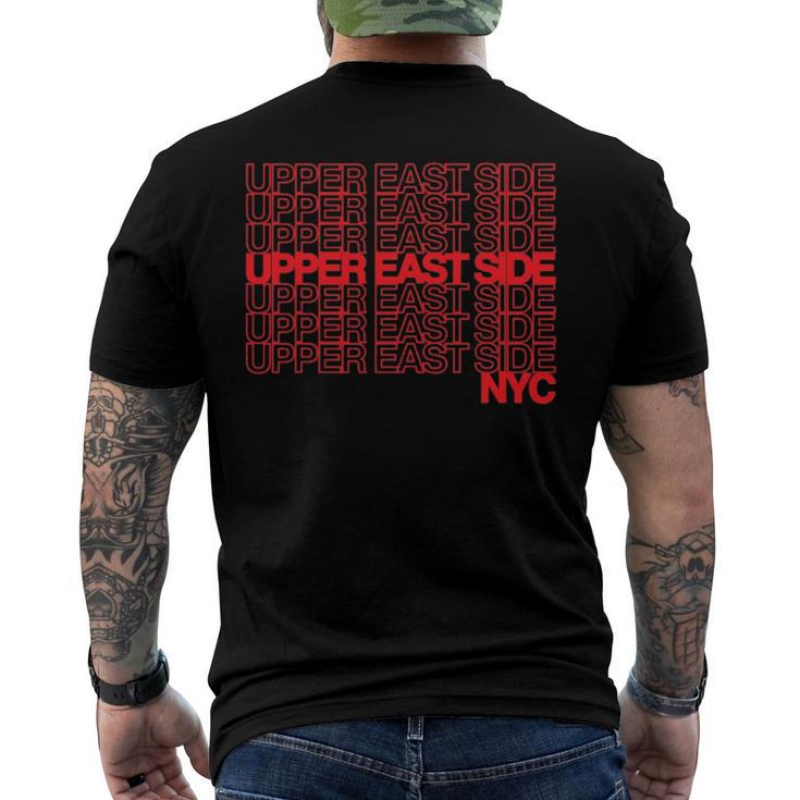Upper East Side Nyc For Ues New York City Pride Men's Back Print T-shirt
