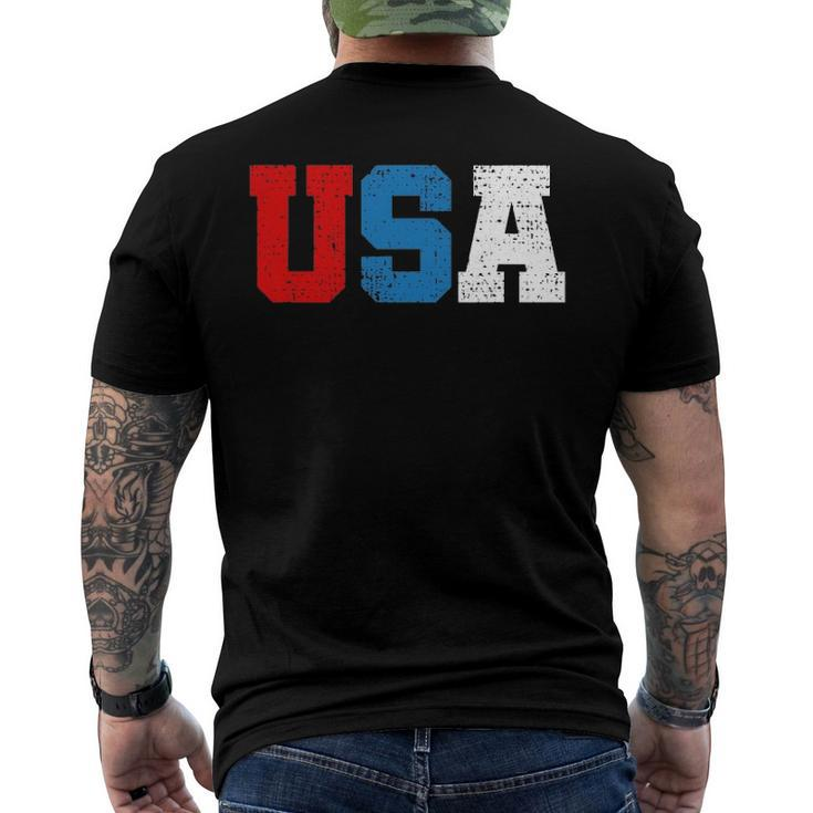 Usa Fouth Of July Teeamerica United States Men's Back Print T-shirt