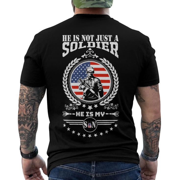 Veteran Veterans Day Us Army Military 35 Navy Soldier Army Military Men's Crewneck Short Sleeve Back Print T-shirt