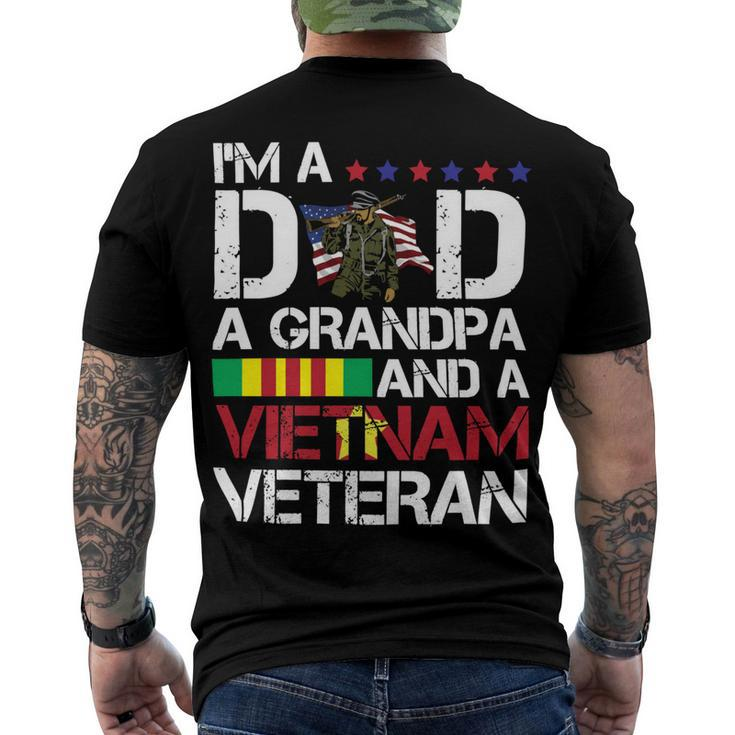 Veteran Veterans Day Us Soldier Veteran Veteran Grandpa Dad America 38 Navy Soldier Army Military Men's Crewneck Short Sleeve Back Print T-shirt