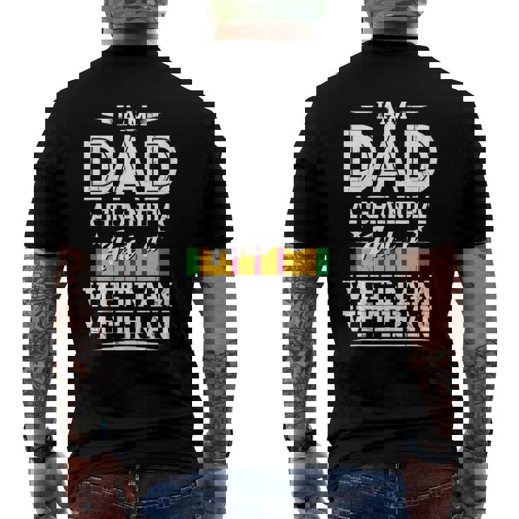Veterans Day Grandpa Dad Vietnam Veteran Fathers Day Men's Back Print T-shirt