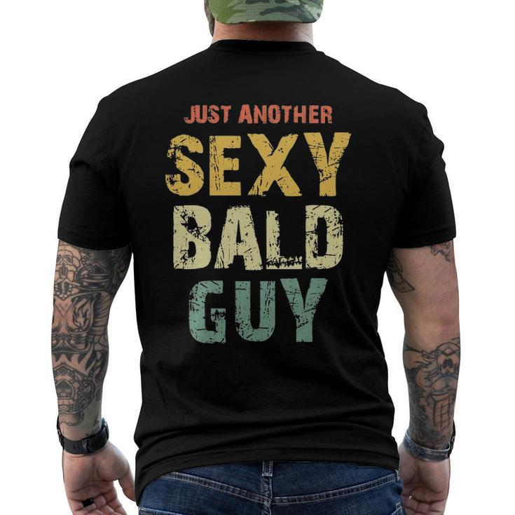 Vintage Just Another Sexy Bald Guy Men's Back Print T-shirt