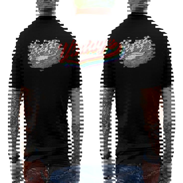Vintagesince Made In 70S Tee Men's Back Print T-shirt
