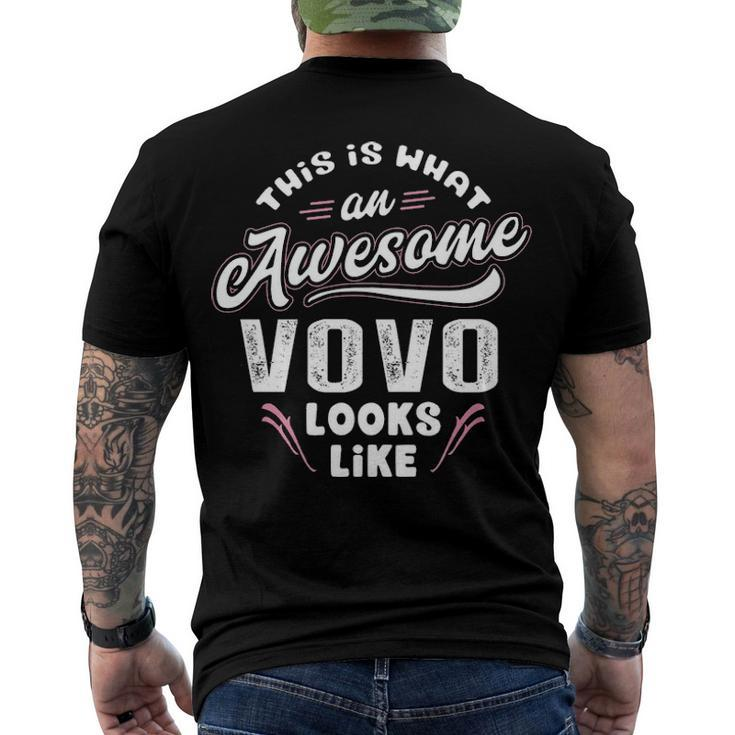 Vovo Grandpa This Is What An Awesome Vovo Looks Like Men's T-Shirt Back Print