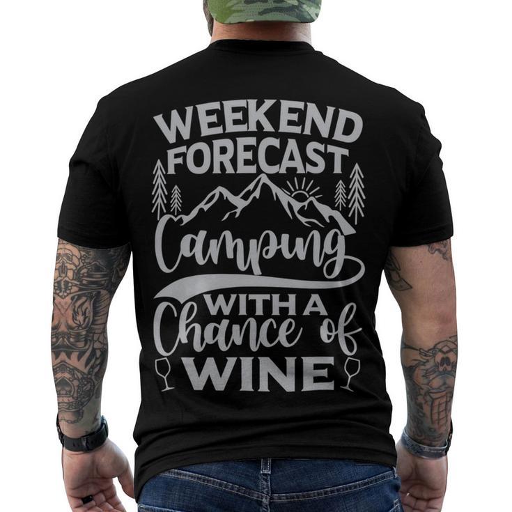 Weekend Forecast Mountain Camper 11 Shirt Men's Crewneck Short Sleeve Back Print T-shirt