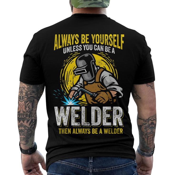 Welder Clothes For Men Welding V2 Men's T-shirt Back Print