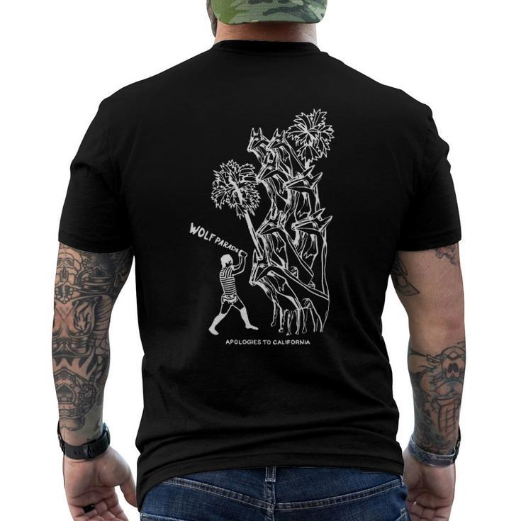 Wolf Parade Apologies To California Men's Back Print T-shirt