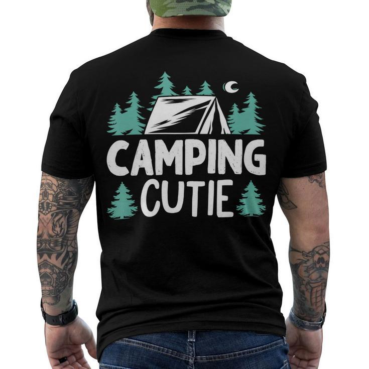 Women Girls Kids Camping Cutie Camp Gear Tent Apparel Ladies T Shirt Men's Crewneck Short Sleeve Back Print T-shirt