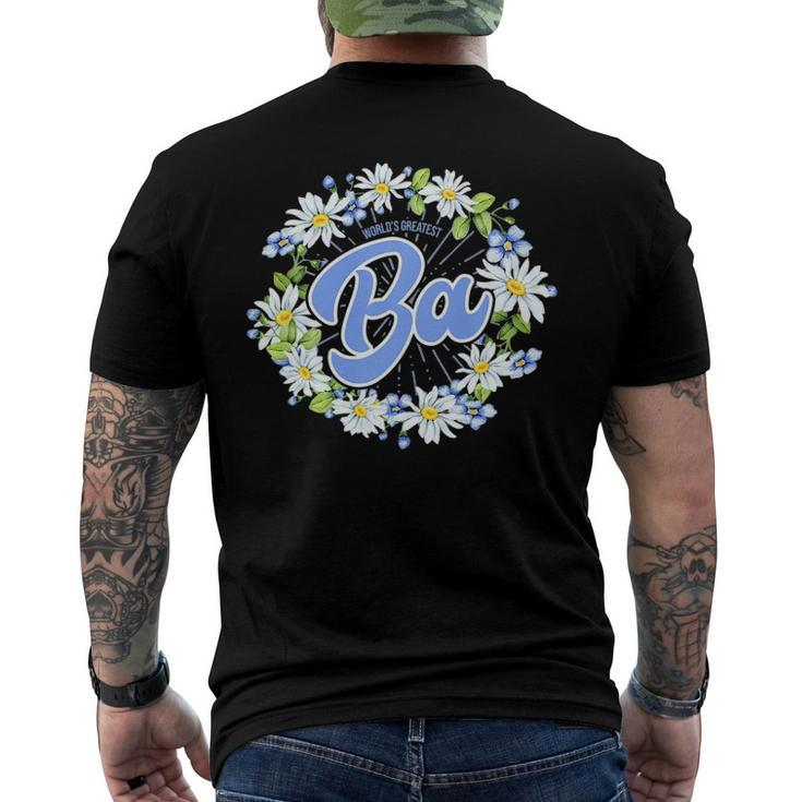 Worlds Greatest Ba - Vietnamese Dad Men's Back Print T-shirt