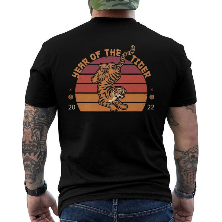 Year Of The Tiger Chinese Zodiac Chinese New Year 2022 Ver2 Men's Back Print T-shirt