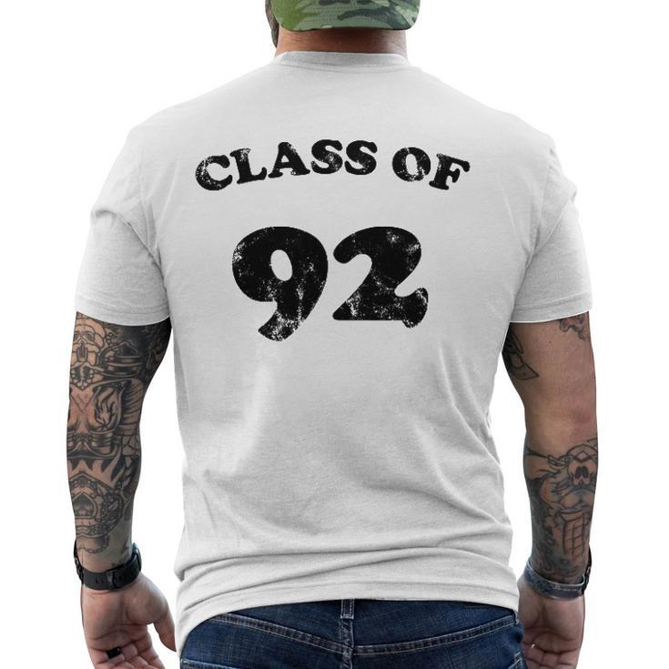 1992 Class Reunion Retro Class Of 92 Friends Reunion Men's Back Print T-shirt