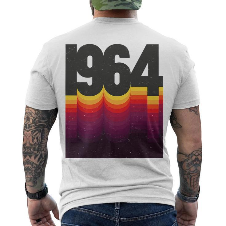 58Th Birthday Vintage Retro Style 1964 V2 Men's T-shirt Back Print