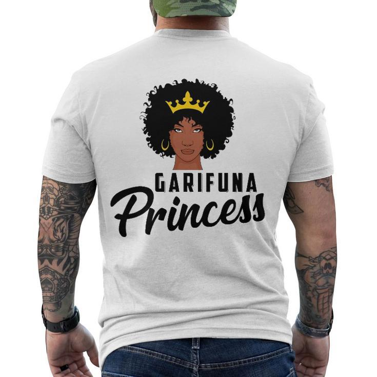 Afro Caribbean Pride Garifuna Princess Men's Back Print T-shirt