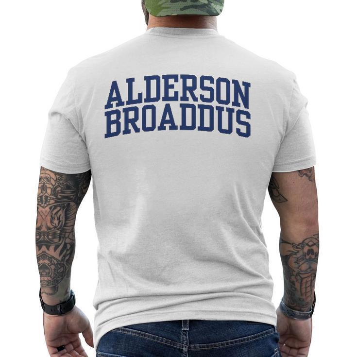 Alderson Broaddus University Oc0235 Men's Back Print T-shirt