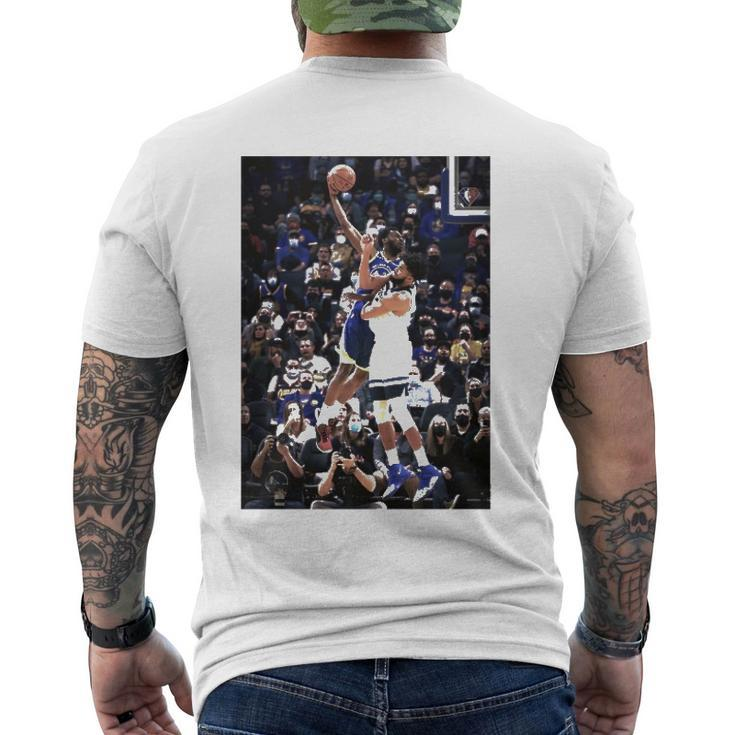 Andrew Wiggins Posterized Karl-Anthony Towns Basketball Lovers Men's Back Print T-shirt