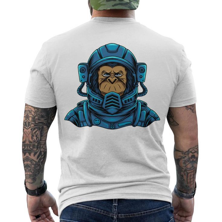 Astromonkey Men's Crewneck Short Sleeve Back Print T-shirt