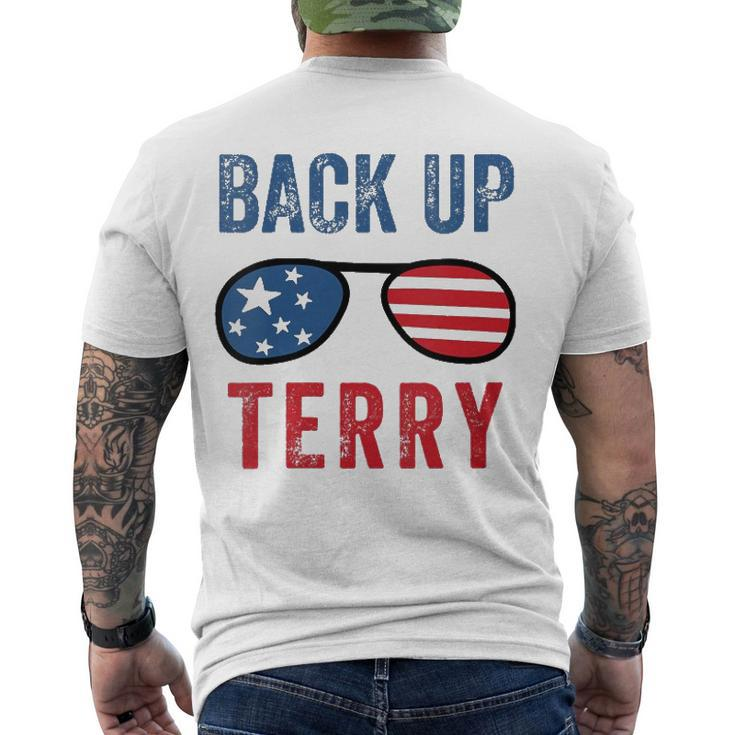 Womens Back Up Terry Put It In Reverse Fireworks 4Th Of July V-Neck Men's Back Print T-shirt