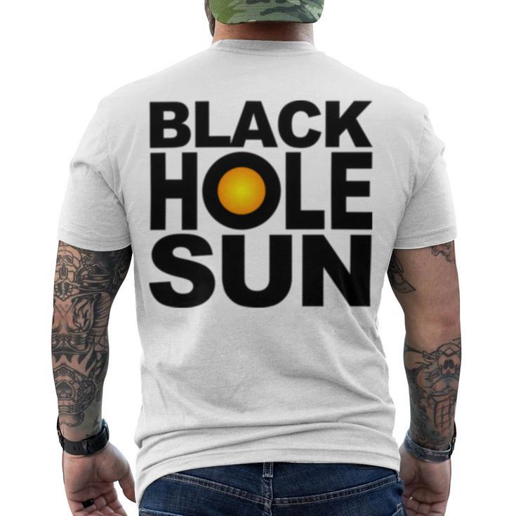 Black Hole Sun Men's Crewneck Short Sleeve Back Print T-shirt