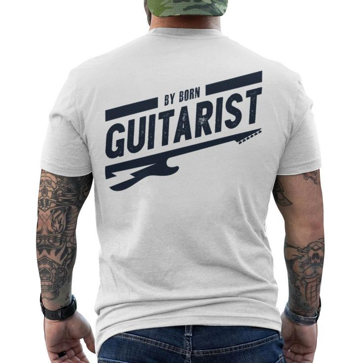 By Born Guitarist Men's Crewneck Short Sleeve Back Print T-shirt