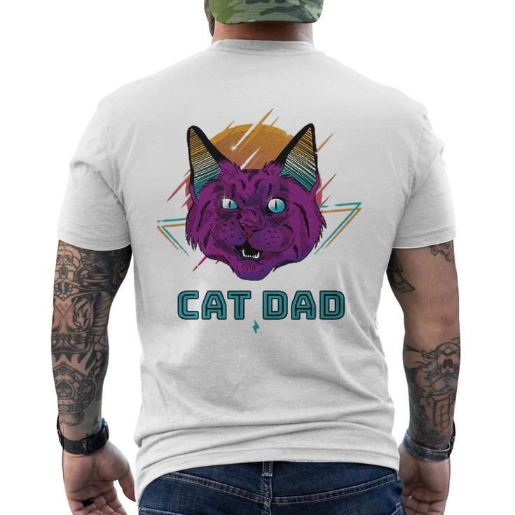 Cat Dad - Cat Daddy For Men - Cat For Men Men's Back Print T-shirt
