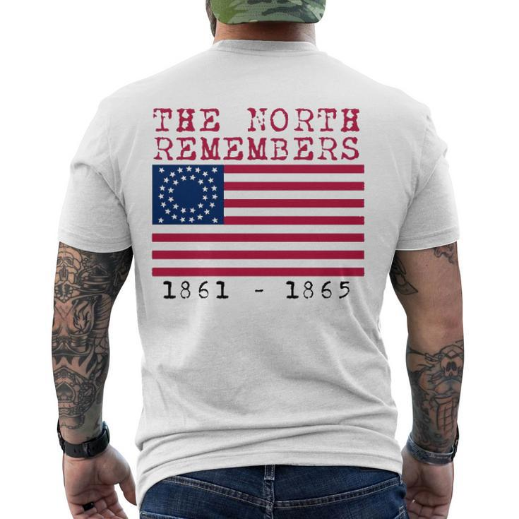 Civil War Union Remembers Union Army Pride Men's Back Print T-shirt