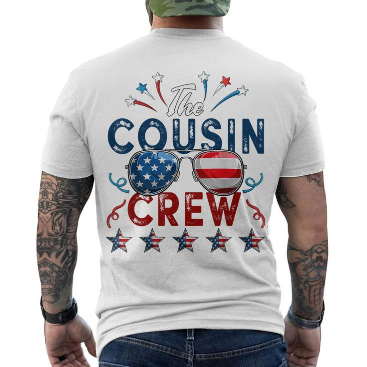 Cousin Crew 4Th Of July Patriotic American Family Matching V3 Men's T-shirt Back Print