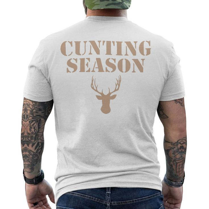 Cunting Season Essential Men's Crewneck Short Sleeve Back Print T-shirt