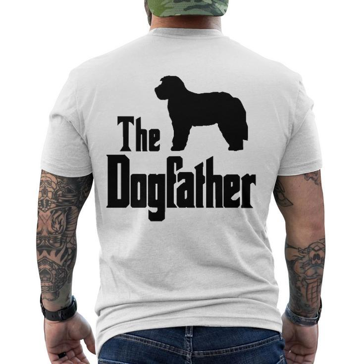 The Dogfather - Dog Bernedoodle Men's Back Print T-shirt