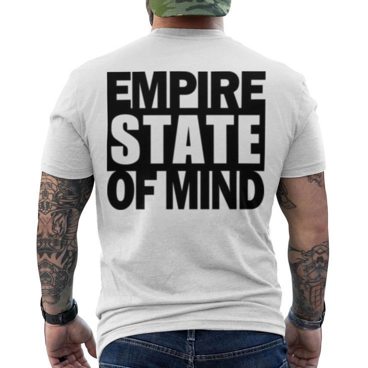 Empire State Of Mind Men's Crewneck Short Sleeve Back Print T-shirt