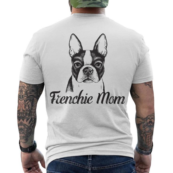 Frenchie Mom French Bulldog Dog Lover Women 612 Trending Shirt Men's Crewneck Short Sleeve Back Print T-shirt