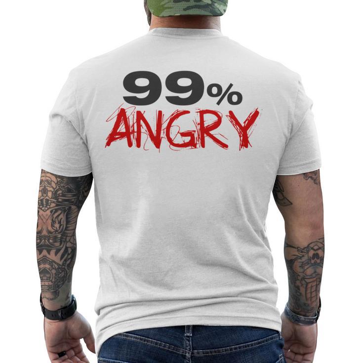 Funny 99 Angry Classic Tshirt V2 Men's Crewneck Short Sleeve Back Print T-shirt