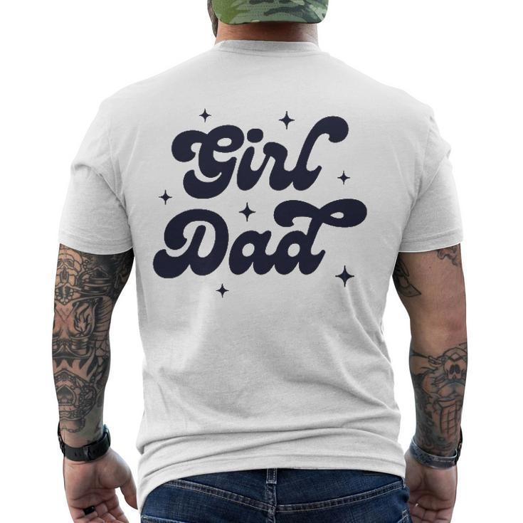 Girl Dad Fathers Day For Men From Wife And Daughter Men's Back Print T-shirt