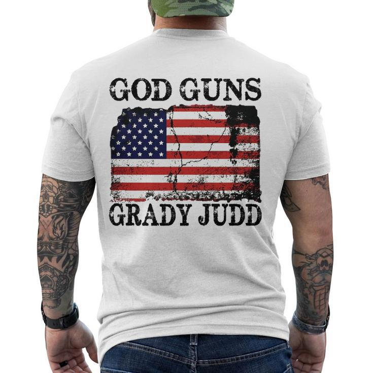 God Guns Grady Judd American Flag Men's Back Print T-shirt