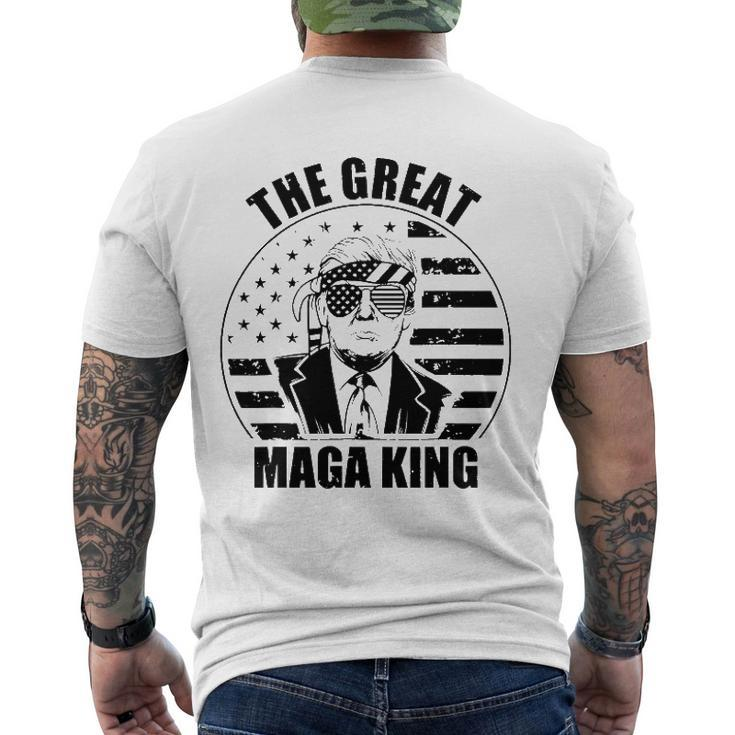 The Great Maga King The Return Of The Ultra Maga King Donald Trump Men's Back Print T-shirt