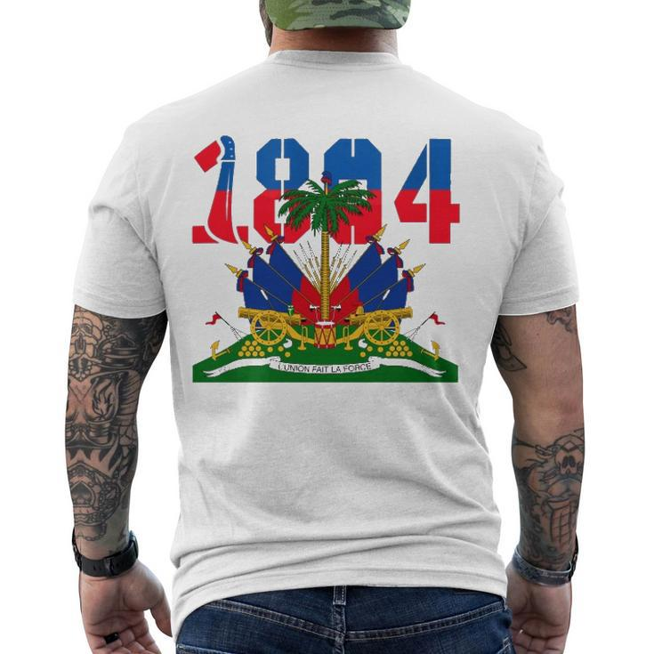 Haitian Revolution 1804 Flag Day Zip Men's Back Print T-shirt