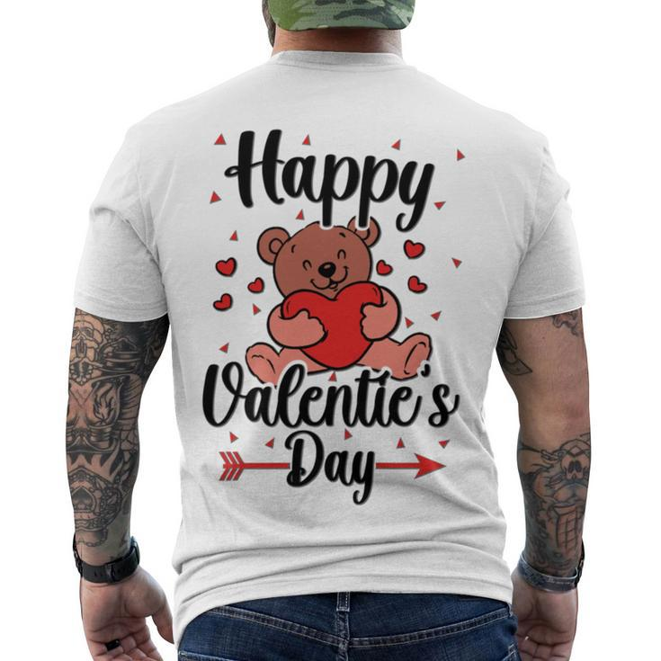 Happy Valentines Day V3 Men's Crewneck Short Sleeve Back Print T-shirt