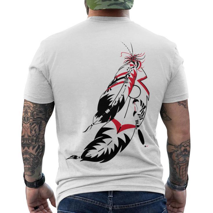 Huchnon Native American Tribe V6 Men's Crewneck Short Sleeve Back Print T-shirt